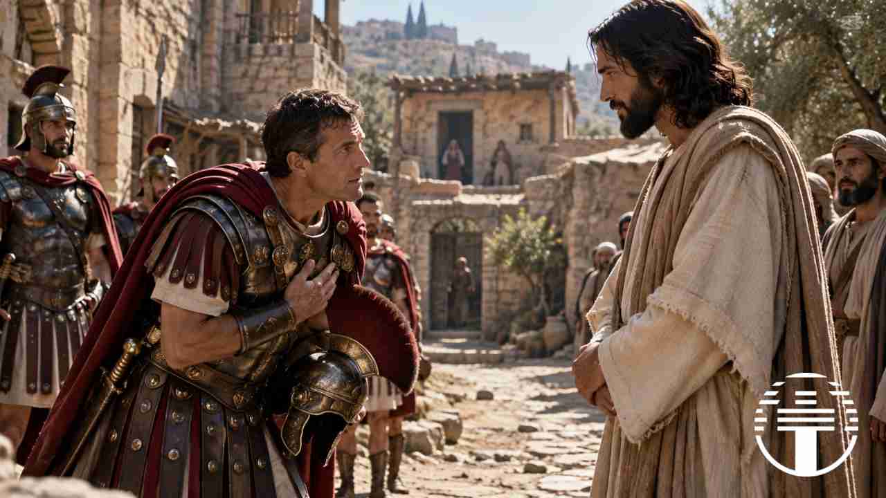 Jesús sana al siervo del centurión