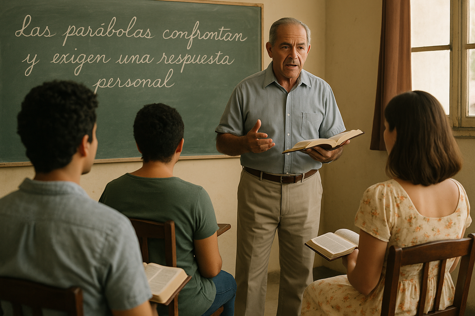 Las parabolas confrontan y exigen una respuesta personal Las parábolas confrontan y exigen una respuesta personal