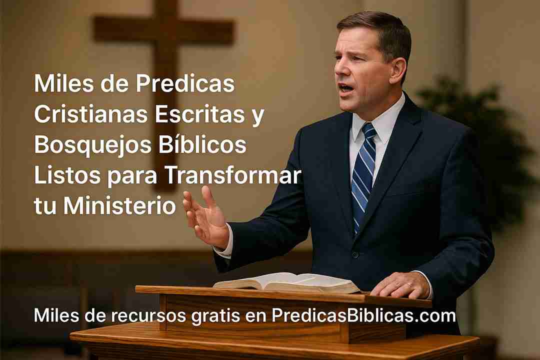 Predicas Cristianas Escritas y Bosquejos Bíblicos